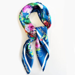 Foulard Bouquet Blu