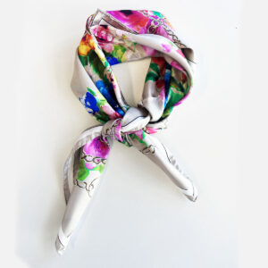 Foulard Bouquet Beige