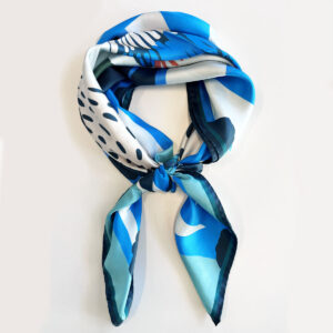 Foulard Astratto Blu